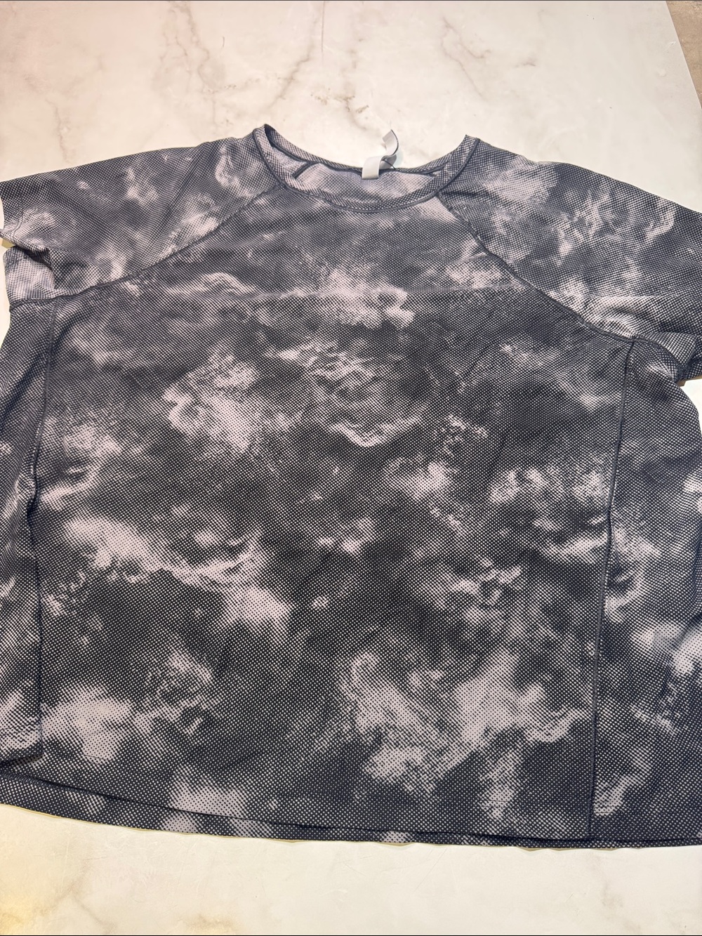 Athleta Ultimate Train Printed Tie Dye Tshirt